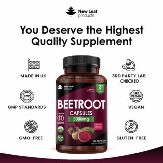 New Leaf Beetroot Capsules  180C