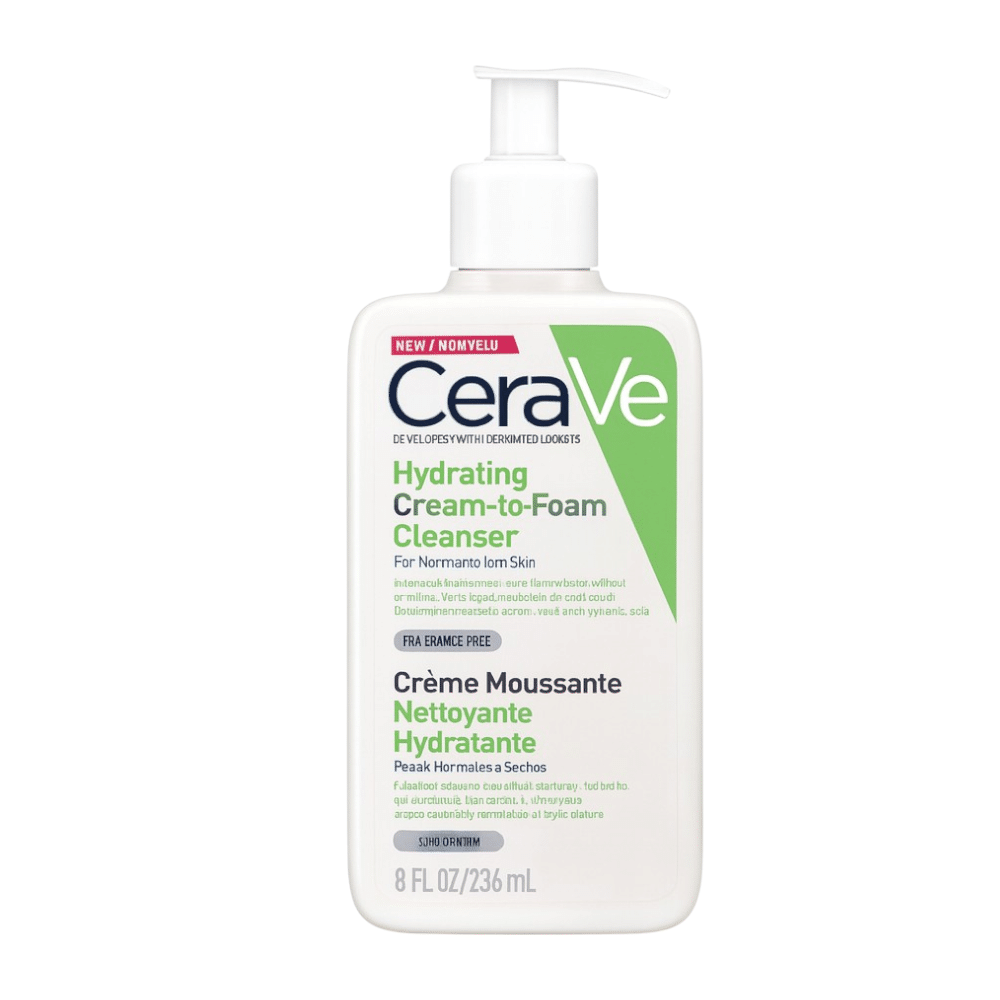 CeraVe Hydrating Cream-To-Foam Cleanser 236ml 1 CeraVe Hydrating Cream-To-Foam Cleanser 236ml