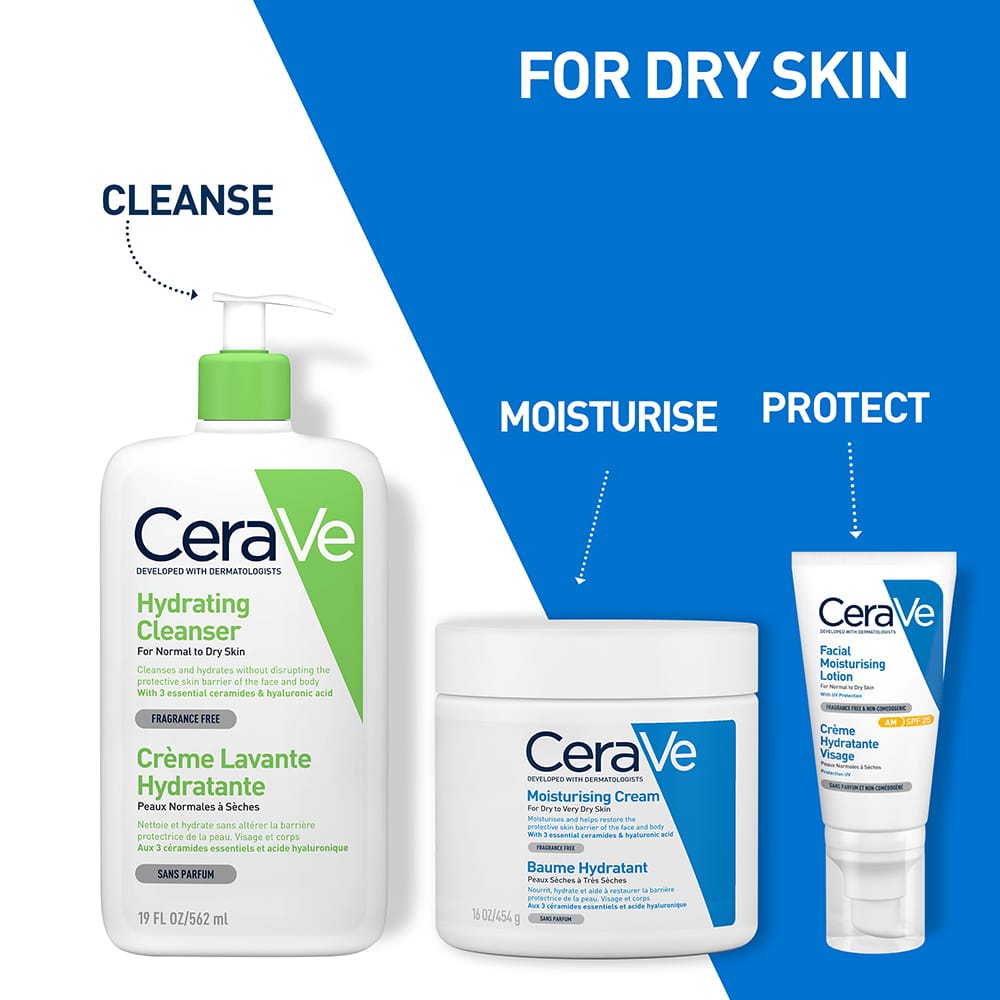 CeraVe Hydrating Cream-To-Foam Cleanser 236ml 4 CeraVe Hydrating Cream-To-Foam Cleanser 236ml