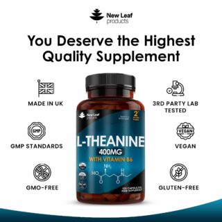 New Leaf L-Theanine Capsules 120C