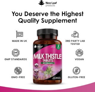 New Leaf Milk Thistle Tablets 120 T 6 New Leaf Milk Thistle Tablets 120 T