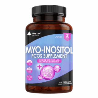 New Leaf Myo Inositol PCOS Supplement 120C