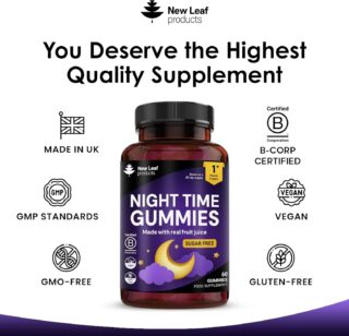 New Leaf Night Time Gummies 60 Gummies 5 New Leaf Sleep Gummies 60 Gummies
