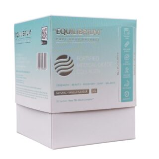 Equilibrium Healthcare Pure Body Balance ™ Fortified Medical-grade Collagen Natural - 1 Month Box (20 Sachets)