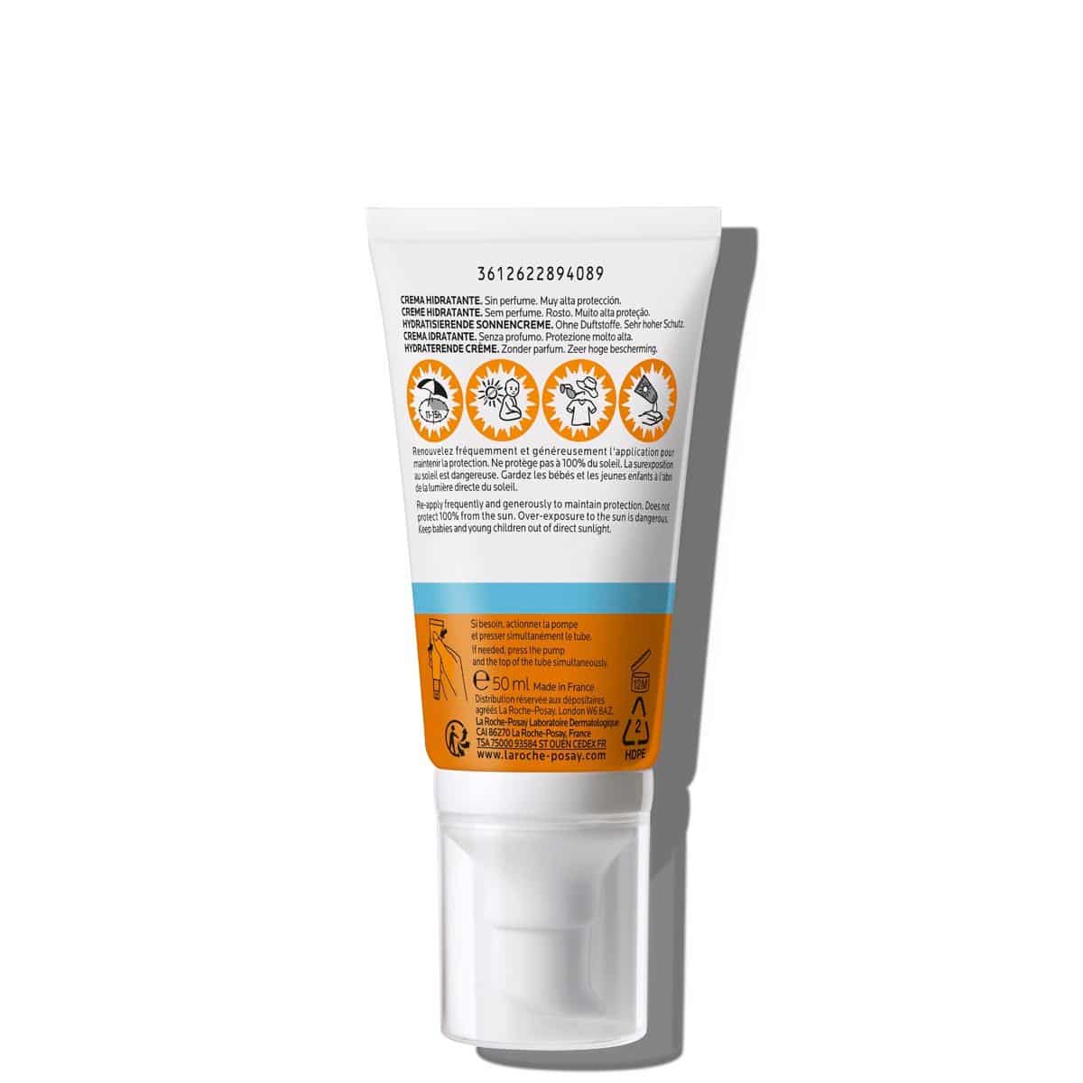 La Roche-Posay Anthelios UVMUNE 400 Hydrating Cream Sunscreen SPF50+ 50ml 2 La Roche-Posay Anthelios UVMUNE 400 Hydrating Cream Sunscreen SPF50+ 50ml
