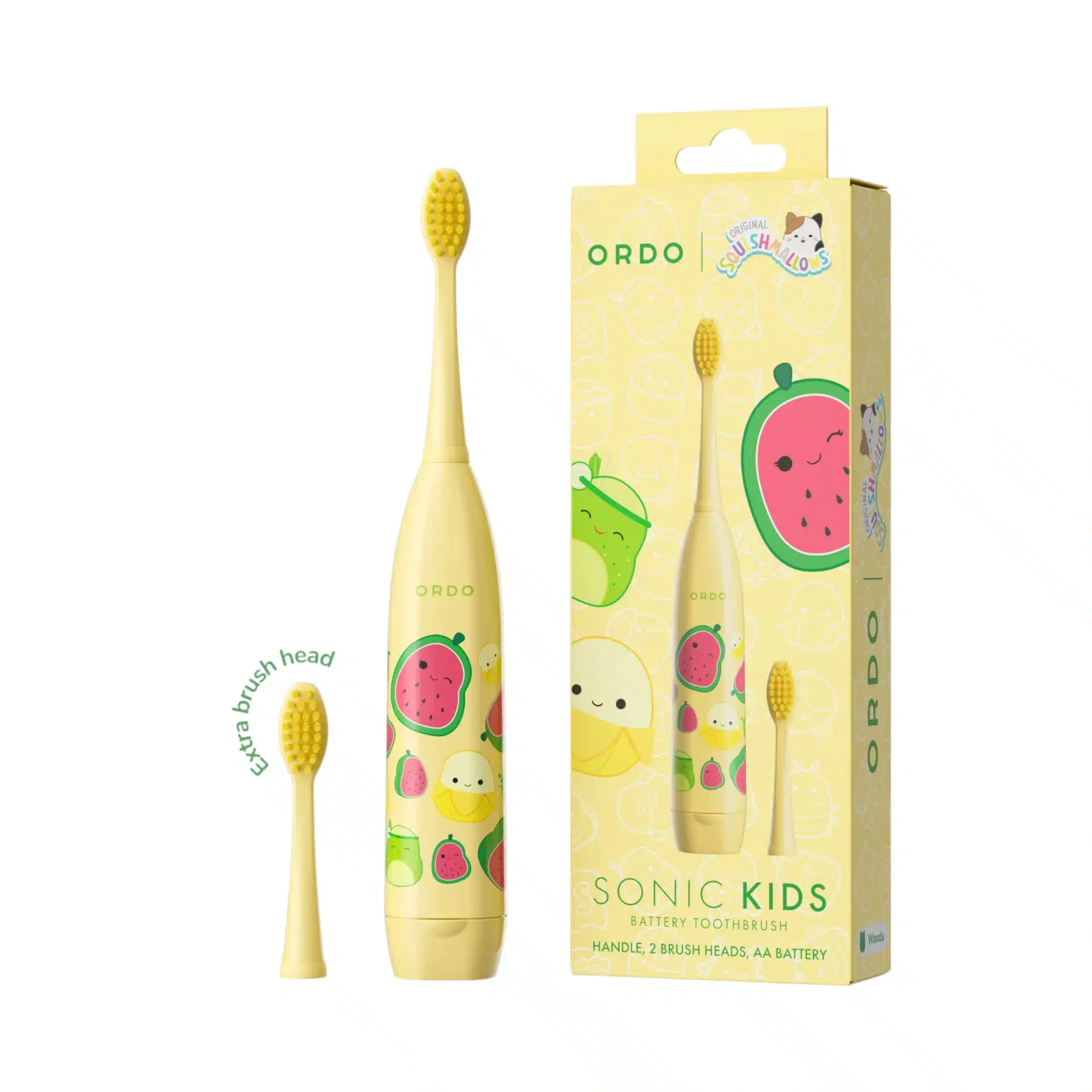 Ordo Sonic Kids Battery Toothbrush – Squishmallows Wanda
