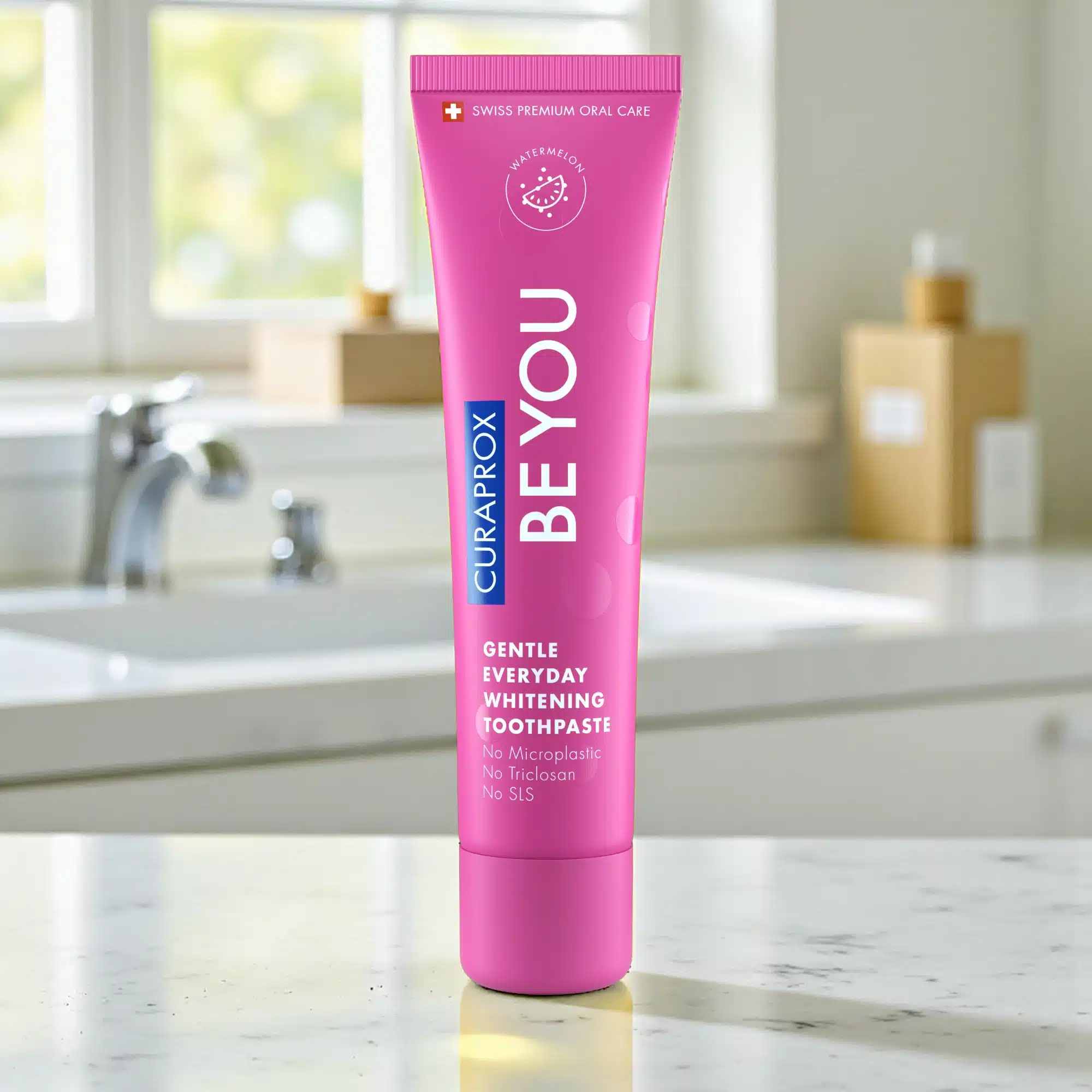 Curaprox BE YOU Toothpaste 60ml (Pink) - GENTLE WHITENING 2 Curaprox BE YOU Toothpaste 60ml (Pink) - GENTLE WHITENING