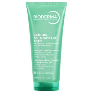 BIODERMA Sébium Active Foaming Cleansing Gel for Oily Acne-Prone Skin 200ml
