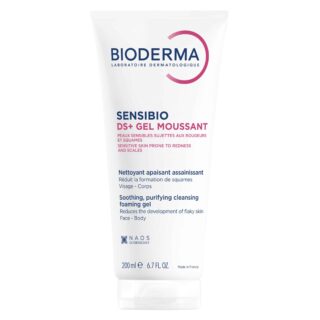 BIODERMA Sensibio DS+ Cleansing Gel for Sensitive Redness-Prone Skin 200ml