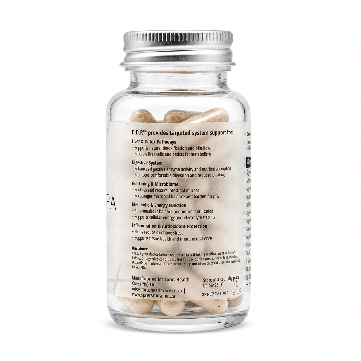 Sprezzatura Gut - DDR (Detox,Digest, Reboot) 60's - Bottle 4 Sprezzatura Gut - DDR (Detox,Digest, Reboot) 60's - Bottle